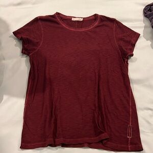 Rag & bone/Jean burgundy T-shirt, size medium